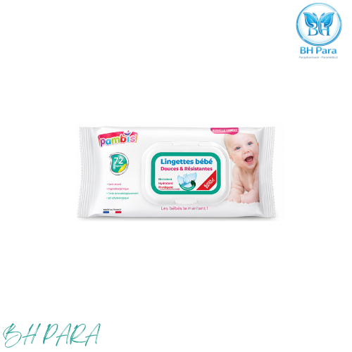 BAMBINI - LINGETTES BEBE DOUCES ET RESISTANTES 72PIECES BAMBINI - LINGETTES BEBE DOUCES ET RESISTANTES 72PIECES – Image 1